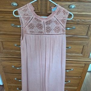 She & Sky dress with lace bodice